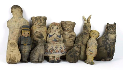 Kellogg's Goldilocks & Bears, Animals, Cloth Dolls