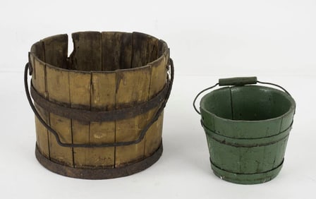 2 Small Shaker Buckets
