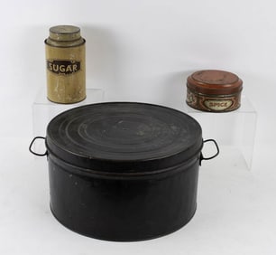 Spice, Cake and Sugar Kitchen Tins