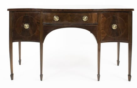 19th C. Hepplewhite Style Mahogany Sideboard