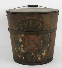 Schepp's Cocoanut Country Store Adv. Wood Bucket