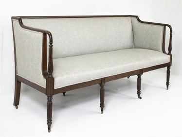 Late 19th Century Sheraton Style Sofa