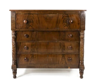 American Classical Mahogany Chest of Drawers