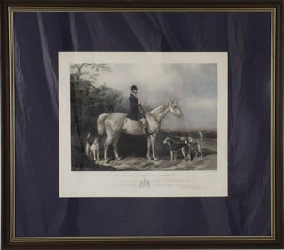 Hand-Colored Engraving "Mr. Wm. Long on Bertha"