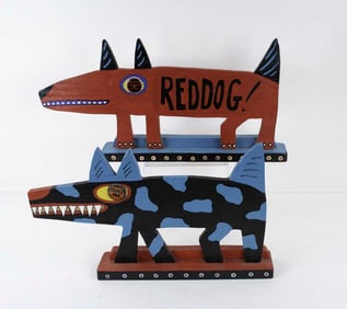 Willard "J" Jennings, (1943-2015) Folk Art