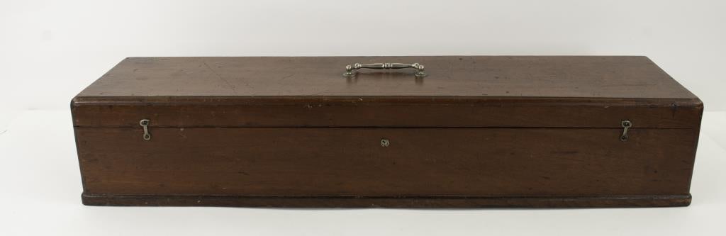 19th C. Walnut Box w/ Architectural Templates (1 of 6)