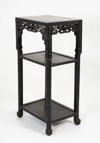 Chinese Table with Marble Insert