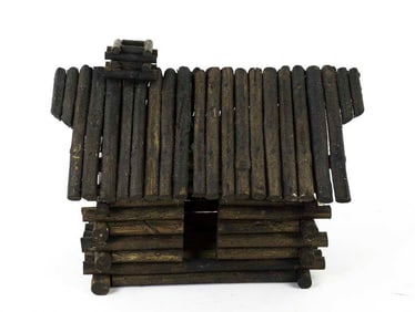 Folk Art Log Cabin