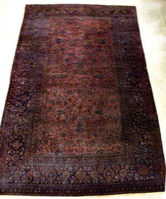Persian Sarouk Rug, 10'4"W, 17'1"L
