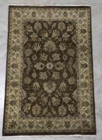 Persian Oushak Rug, 3'7"W, 5'8"L