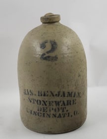 James Benjamin, Cincinnati Stoneware Jug