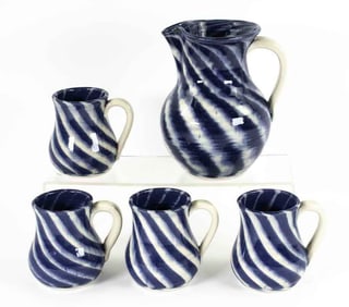 A. V. Smith 5-Piece Stoneware Beverage Set