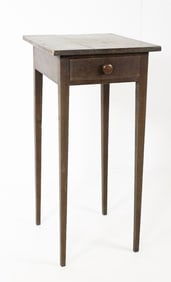 Unusual S. Carolina Huntboard One-Drawer Stand