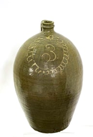 Edgefield Decorated 3-Gallon Stoneware Jug