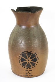 Whelchel, Southern Decorated Stoneware Pitcher