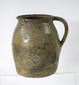 Stoneware Storage Jar