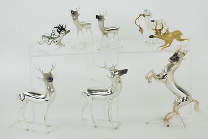 German Art Glass Bimini-Type Ornaments