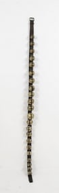 Antique Brass Sleigh Bells on Original Leather