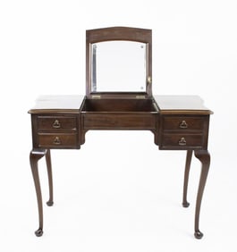 Biggs Mahogany Dressing Table with Mirror