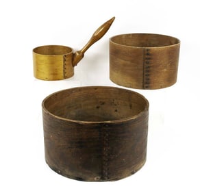3 Dry Grain Measures--Cragin, Frye, Other