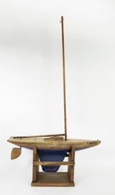 Vintage Hand Built Pond Boat