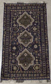 Afghanistan Rug, 3'7"W, 6'10"L
