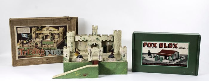 Tri-ang Fort & Fox Blox Toys in Original Boxes