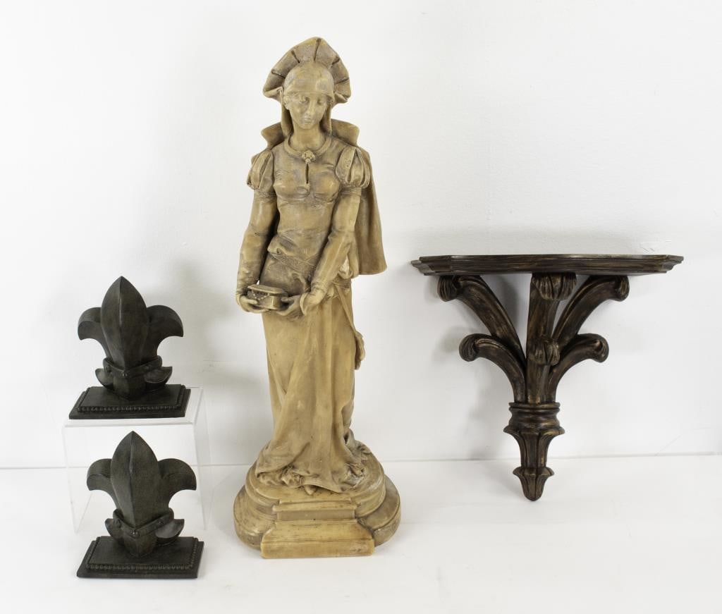 St. Philomena Statue, Wall Bracket, Bookends (1 of 15)