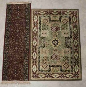 Oriental Style Runner & Area Rug