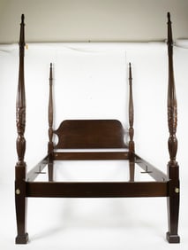 Councill Craftsmen Mahogany Tall Post Rice Bed