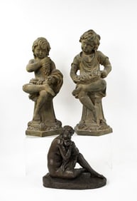 Pr. Harvest Statues & Mother with Baby Statue