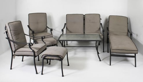 7-Pc. Painted Aluminum Patio / Garden Set