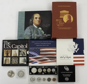 Group of Miscellaneous Silver Coins & Medals