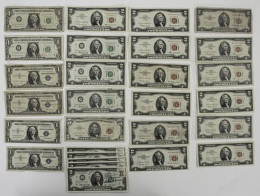 Group of Notes & Silver Certificates