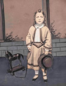 American or British School Miniature Portrait