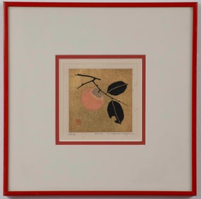 Haku Maki (Japanese, 1924-2000) Wood Cut Print