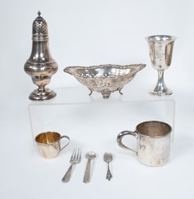 Lot of Sterling Silver Tableware
