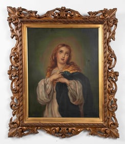 18th C. Continental School, Madonna