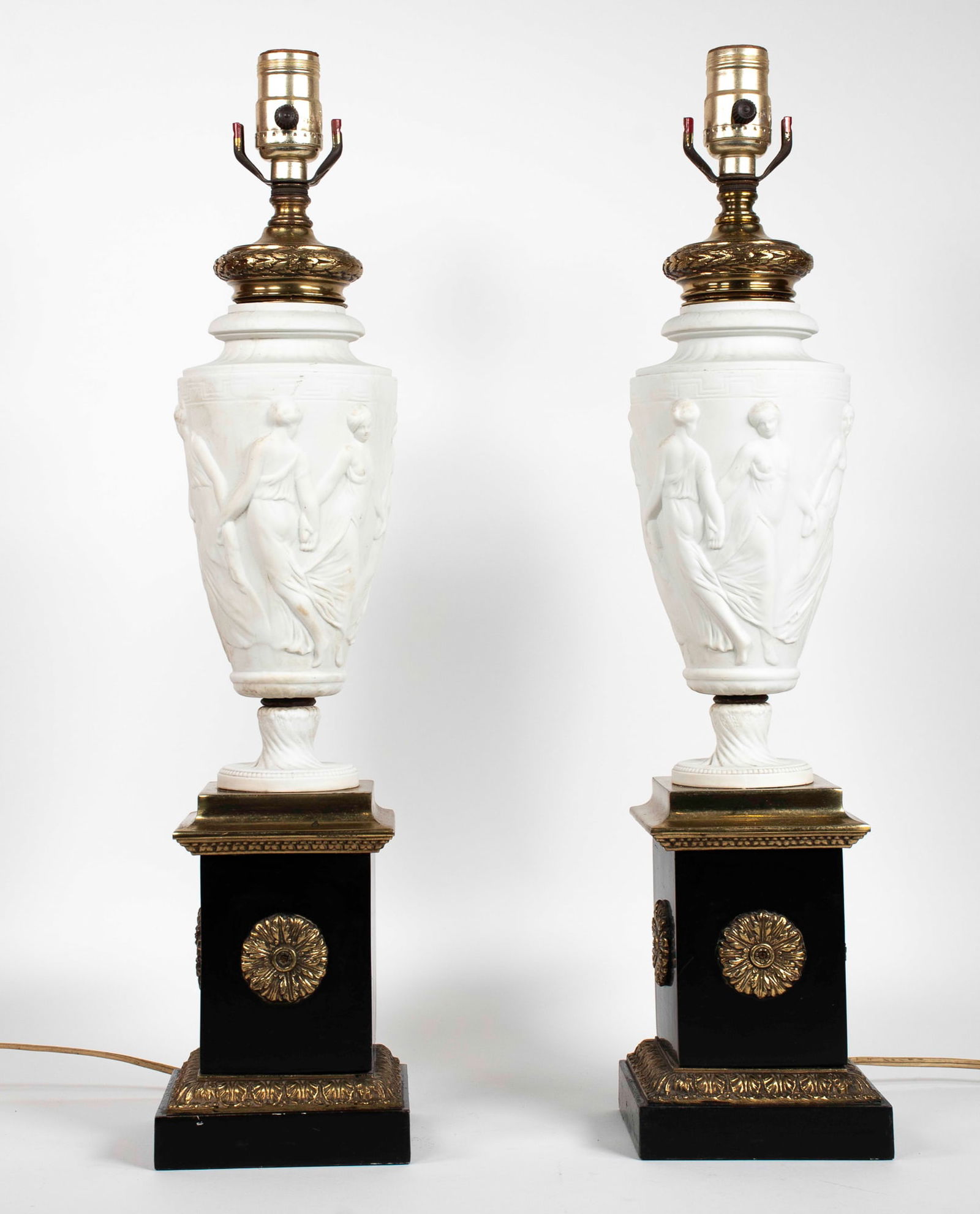 Pair of Neoclassical Style Table Lamps (1 of 11)