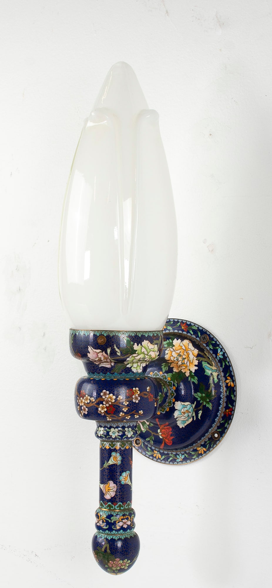 Chinese Cloisonne Luminaire Wall Light (1 of 10)