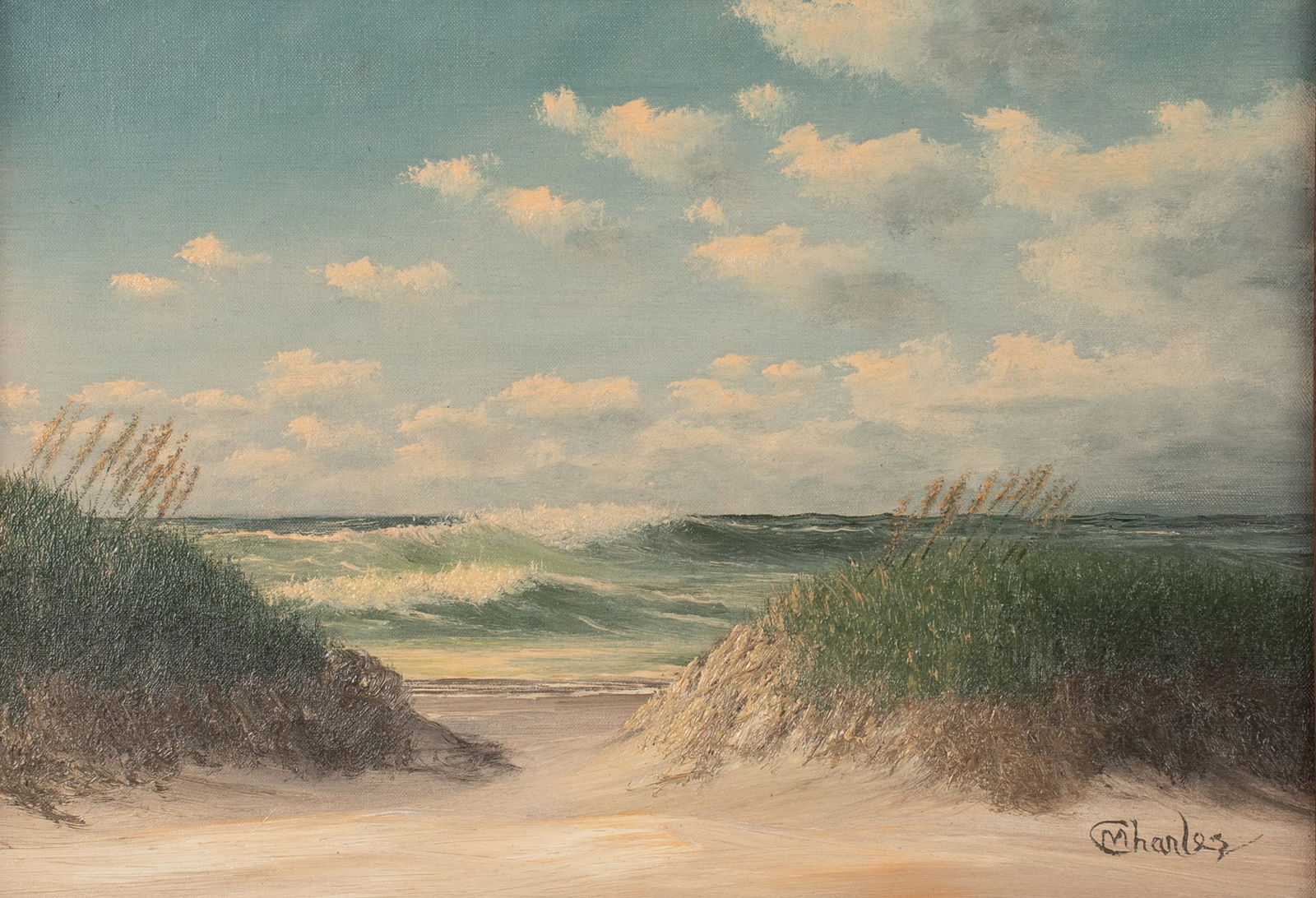 M. Charles (NC, 1916-1991) Outer Banks Dunescape (1 of 5)