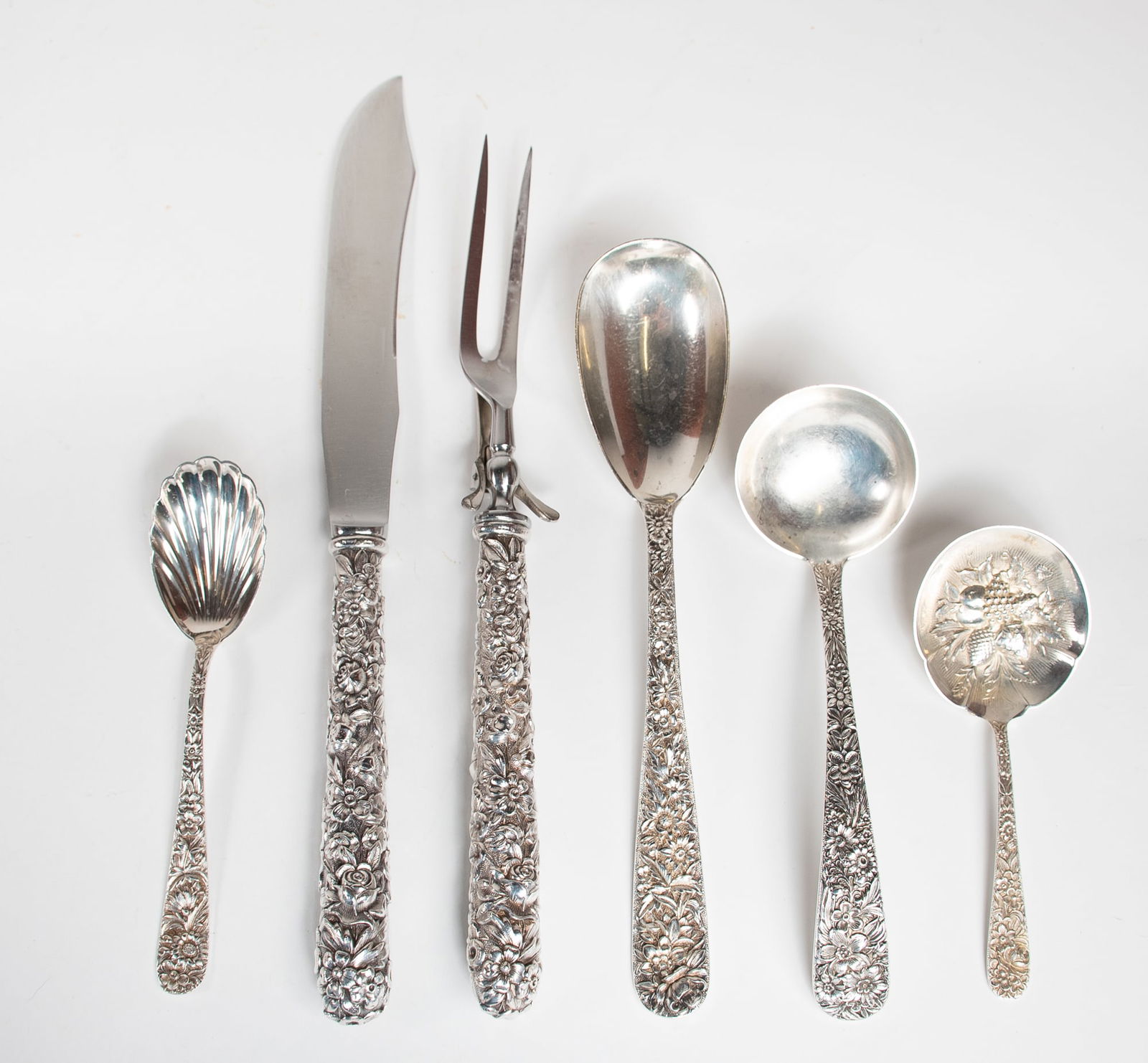 S. Kirk & Son Sterling Repousse Serving Pieces (1 of 4)