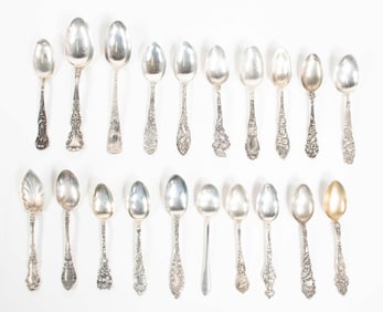 20 Various Sterling Spoons