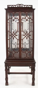 Chinese Chippendale Style Vitrine