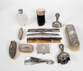 Sterling & Sterling Mounted Vanity Items