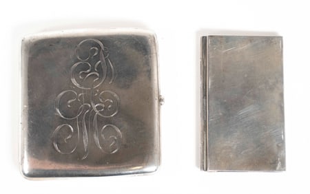 Sterling Cigarette & Rizla Rolling Papers Cases