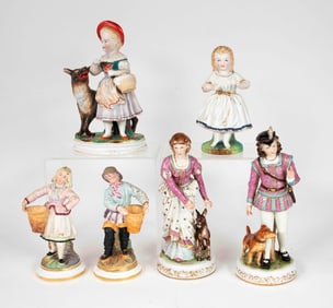 Porcelain Figural Matchsafes & Figures