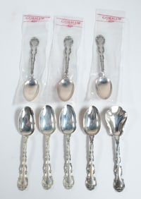 Gorham Strasbourg Sterling Teaspoons & Sugar