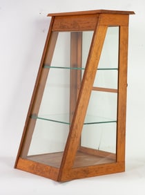 Oak Counter Top Display Case