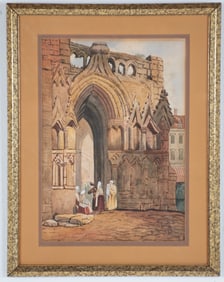 1897 Signed Orientalist Watercolor